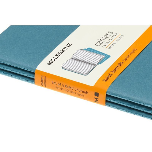 Набор 3 блокнота Moleskine Cahier Journal Pocket, в линейку фото 2